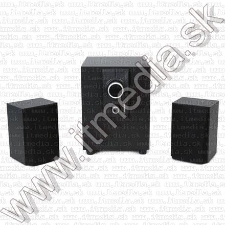 Image of Omega aktív 2.1 hangfalszett (25W, Fa) Fekete (42291) (IT11079)